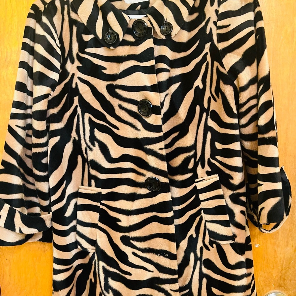 Heart Soul Black and Tan Teddy Jacket